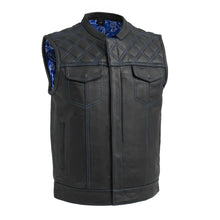 Load image into Gallery viewer, Downside Men's Motorcycle Leather Vest