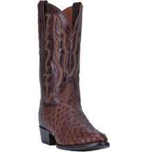 Load image into Gallery viewer, Dan Post Pershing Mens Ostrich Leather Cowboy Boots