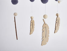 Load image into Gallery viewer, Dream Catcher Decoration Home Wind Chime Bed Bell Children's Girls Room Decor Newborn Baby Bed Bell Dream Catcher String Pendant Kids Room Decoration Wooden Wind Chime Bed Bell Nursery Crib Bed Bell Baby Bedroom Ceiling Woven Beads Wind Chime