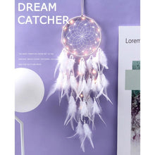 Load image into Gallery viewer, Dream Catcher Led Handmade Dream-catcher Traditional Feather Hanging Home Wall Decoration Night Dream Catchers Decor Ornament Wall Hanging Wind Chimes For Home Room Decoration