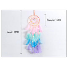 Load image into Gallery viewer, Dream Catcher Led Handmade Dream-catcher Traditional Feather Hanging Home Wall Decoration Night Dream Catchers Decor Ornament Wall Hanging Wind Chimes For Home Room Decoration