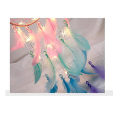 Load image into Gallery viewer, Dream Catcher Led Handmade Dream-catcher Traditional Feather Hanging Home Wall Decoration Night Dream Catchers Decor Ornament Wall Hanging Wind Chimes For Home Room Decoration