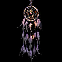 Load image into Gallery viewer, Dream Catcher Wall Decor with White Feathers Indian Style Dream-catcher Moon Handmade Wind Chimes Wall Ornament Girls Room Decoration Feather Dream Catcher For Kids Women Wedding Bohemian Wall Decor