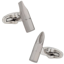 Load image into Gallery viewer, Drill Bit Screwdriver Cufflinks