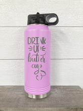 Load image into Gallery viewer, Drink Up Buttercup 32 oz. Water Bottle