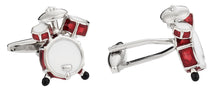 Load image into Gallery viewer, Drum Kit Cufflinks - Gift Idea for a Drummer