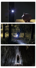 Load image into Gallery viewer, Dual Power LED Flashlight With Pure Beam Slide Focus Waterproof Rechargeable LED USB Telescopic Zoom Portable Flashlight For Night Lighting Night Riding Camping High-Powered Flash Lights