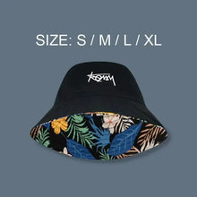 Load image into Gallery viewer, Tropical Vibes Dual-Style Men's Hawaiian Bucket Hat - Embrace Adventure in Every Season