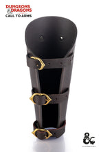 Load image into Gallery viewer, Dungeons & Dragons Rogue Leather Bracers Brown