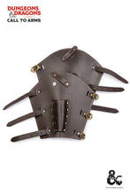 Load image into Gallery viewer, Dungeons & Dragons Rogue Leather Bracers Brown