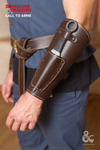 Load image into Gallery viewer, Dungeons & Dragons Rogue Leather Bracers Brown