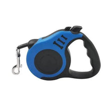 Load image into Gallery viewer, Durable Leash Automatic Retractable Nylon Dog Cat Lead Extension Puppy Automatic Telescopic Pet Leash Pet Tractor Small And Medium Dog Cat Traction Rope 360° Tangle Free Easy One Button Brake And Lock Running Lead For Dogs