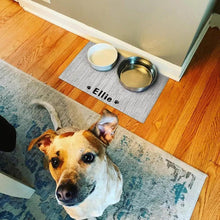 Load image into Gallery viewer, Durable Waterproof Pet Feeding Mat Water Cushion Non- Slip Personalized Pet Mat For Dog Cat Bowl Drinking Feeding Mat