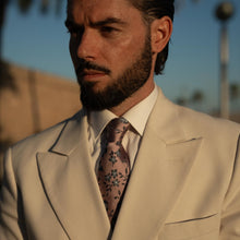 Load image into Gallery viewer, Silvio - Silk Jacquard Tie - Dusty Rose