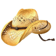 Load image into Gallery viewer, Deadwood Trading Hat Company Sonoma - Raffia Straw Cowboy Hat
