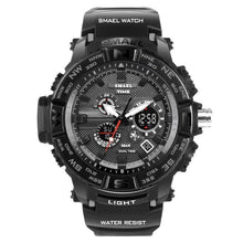 Load image into Gallery viewer, New Luxury Sport Watch With Dual Display LED Digital Analog Electronic Quartz Display and Waterproof 30M protection