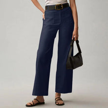 Load image into Gallery viewer, Plus Size High Waisted Slimming Solid Color Suit Pants