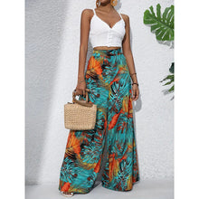 Load image into Gallery viewer, Women’s Printed High‑Waist Wide‑Leg Palazzo Pants