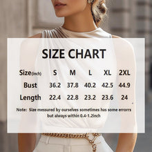 Load image into Gallery viewer, Women's Elegant Sleeveless Mock Neck Top