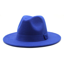 Load image into Gallery viewer, Autumn Winter Big Brim Wool Hat – Unisex Bell Crown Bucket Hat