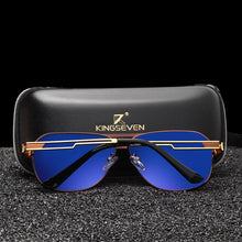 Load image into Gallery viewer, Luxury NEW Model Business Men Square Polarized Sunglasses Male Eyewear Aviation Alloy Frame With UV400 Protection and High Quality Metal Frame