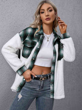 Load image into Gallery viewer, Timeless Modern Plaid Collared Neck Button Down Jacket Casual Simple Jacket For Women Classic Jacket