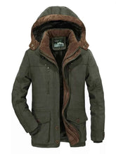 Load image into Gallery viewer, Men's Plus Size Winter Warm Hooded Parka Coat
