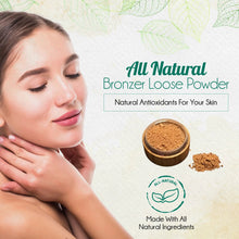 Load image into Gallery viewer, All-Natural Bronzer Loose Powder. Eco-Friendly