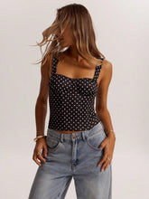 Load image into Gallery viewer, Women’s Polka Dot Underwire Camisole – Party & Date Night Top