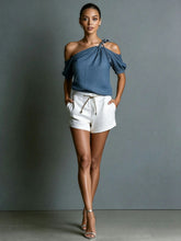 Load image into Gallery viewer, Off-Shoulder Short-Sleeve Top – 7 Colors, XS–3XL