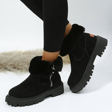 Load image into Gallery viewer, Women’s Plush Snow Boots – Warm Waterproof Winter Boots (Plus Size)