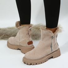 Load image into Gallery viewer, Women’s Plush Snow Boots – Warm Waterproof Winter Boots (Plus Size)
