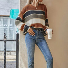 Load image into Gallery viewer, Women’s Striped Sweater