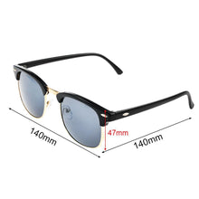Load image into Gallery viewer, Polarized Semi-Rimless Unisex Man and Woman Classic Vintage Retro Sunglasses With U400 Protection Oculos De Sol Gafas
