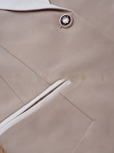 Load image into Gallery viewer, Women’s Contrasting Color Blazer – Elegant Button Formal Jacket