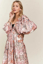 Load image into Gallery viewer, Printed V-Neck Batwing Sleeve Summer Dress For Women – Vibrant Print, Chic & Relaxed, Flattering, Effortlessly Stylish