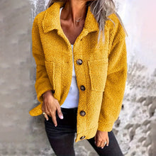 Load image into Gallery viewer, Plus Size Women’s Solid Color Sherpa Jacket