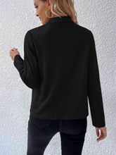 Load image into Gallery viewer, Classic Minimalist Collared Long Sleeve Jacket for Women – Minimalist & Lightweight Everyday Outerwear