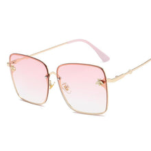 Load image into Gallery viewer, Luxury Square Modern WIth Metal Luxury Bee Sunglasses For Women and Ladies With Retro Brand designer Metal Frame Oversized Style And Grandient Glasses
