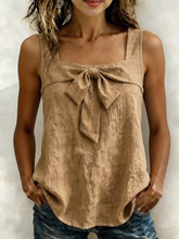 Load image into Gallery viewer, Women's Square-Neck Wide-Strap Sleeveless Tank Top