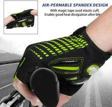 Load image into Gallery viewer, RideGuard Half Finger Cycling Gloves