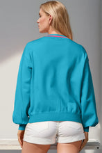 Load image into Gallery viewer, Nutcracker Sequin Bow Decor Cardigan