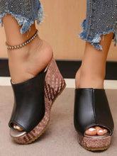 Load image into Gallery viewer, High Quality Leather : High Heel Sandals