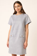 Load image into Gallery viewer, Suede Short Sleeve Mini Dress For Women – Soft Suede Dress, Casual Mini Dress, Short Sleeve Suede Dress, Basic Style Dress, Comfortable Suede Dress