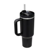 Load image into Gallery viewer, 40 Oz Tumbler With Handle Straw Insulated, Stainless Steel Spill Proof Vacuum Coffee Cup Tumbler With Lid Tapered Mug Gifts For Valentine Lover Suitable For Car Gym Office Travel