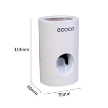 Load image into Gallery viewer, Easy Home Toothpaste Dispenser Squeezer Pasta Toothbrush Holder Wall Mounted Bathroom Products Accessories