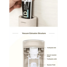 Load image into Gallery viewer, Easy Home Toothpaste Dispenser Squeezer Pasta Toothbrush Holder Wall Mounted Bathroom Products Accessories