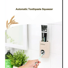 Load image into Gallery viewer, Easy Home Toothpaste Dispenser Squeezer Pasta Toothbrush Holder Wall Mounted Bathroom Products Accessories
