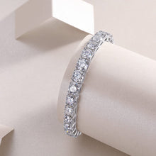 Load image into Gallery viewer, Large Gravitational Pull - A Fashionable And Light Luxury Jewelry Silver Bracelet Set With Top-quality Moissanite, S925 Silver-plated Platinum