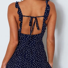Load image into Gallery viewer, Polka-dot Strappy Dress Women Summer Fashion Beach Sundress